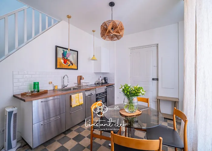 דירה Duplex Raffine Au Mans Tram & Circuit 24h - L'instant Clef *